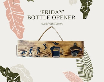 wooden outdoor, garden Bottle opener
