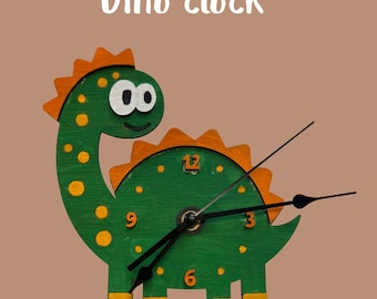 Adorable Dinosaur Clocks – Pink or Green