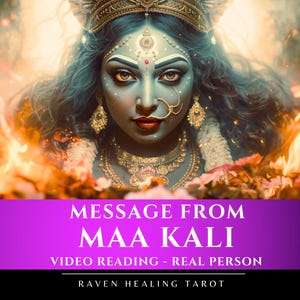 Mensagem em vídeo de 20 minutos com Maa Kali, mensagens divinas e psíquicas.