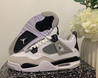 Custom Air Jordan 4 Military Black