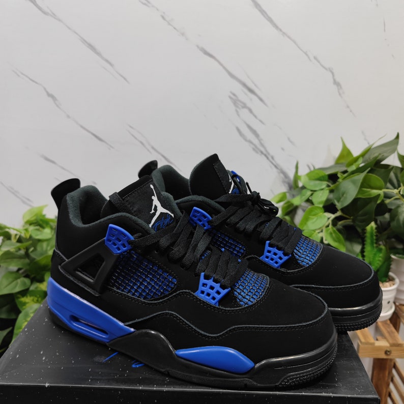 Custom AJ4 Retro Blue Thunder Etsy UK