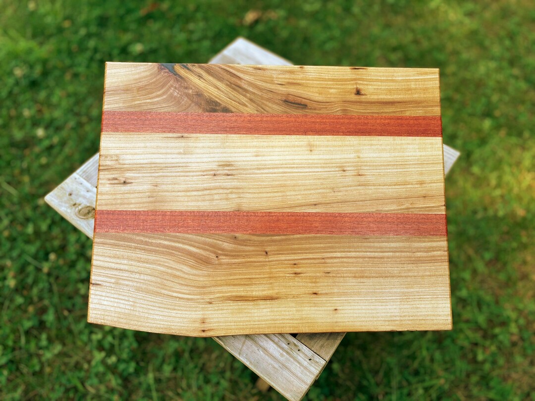 Picture of Elm Cutting Board With Live Edge - Etsy