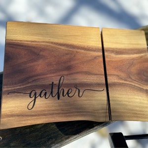 Live Edge Walnut Cheese Slicer