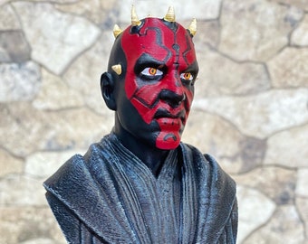 Star Wars Darth Maul Statue | Sammler Statue |Geschenk| Krieg der Sterne | 14 cm Höhe