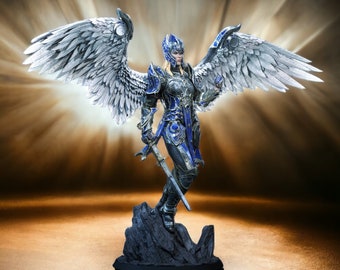 Baldurs Tor: Dame Aylin | Baldurs Tor III | Dame Aylin Harz Statue | Dame Aylin Figur | Videospiel Statue |Weihnachtsgeschenk