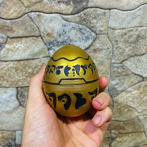 Orbe precursor hecho a mano de Uncharted, reliquia extraña, huevo dorado - Anillo de Drake