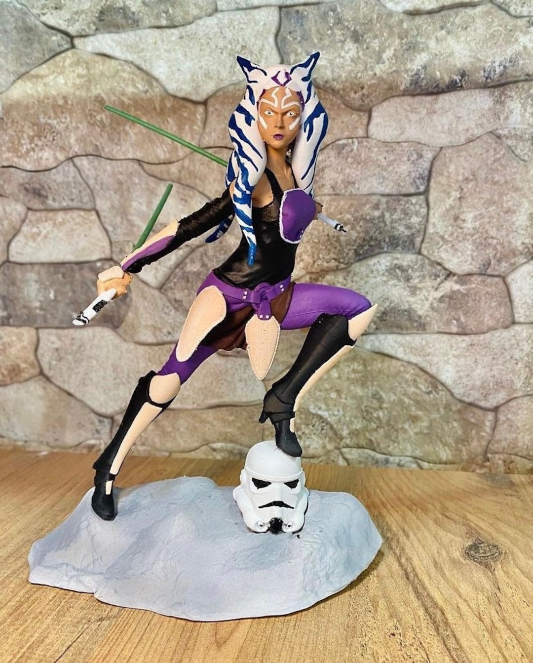 Ahsoka Tano Statue Star Wars Collection Figurines Etsy