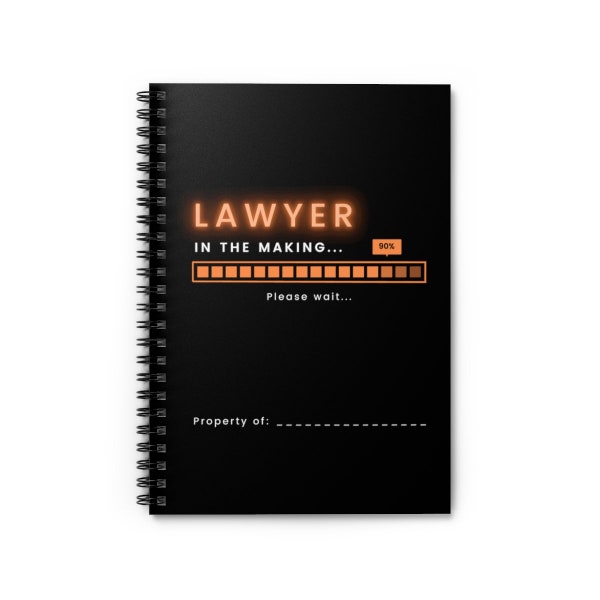 Lawyer In The Making Spiral Notebook Ruled Line
