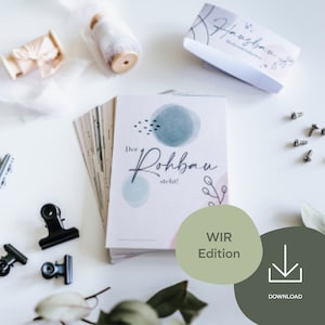 45 Meilensteinkarten für den Bau eures Traumhauses WIR-Edition als digitaler Download als Geschenk zum Hausbau für Bauherren*innen