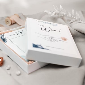 Hochzeitsgeschenk für das Brautpaar: Erinnerungskarten, um auf die Hochzeit zurückzublicken / Hochzeitsrückblick / Geschenk Hochzeitstag