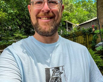 Camiseta de hombre - Tufted Titmouse