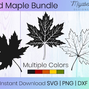 Roter Ahorn Baum Blatt SVG, Kanada Ahornblatt SVG, svg, png, eps, dxf, kommerzielle Nutzung, Clipart, bedruckbar, Cricut, Schnittdateien, digitale Datei