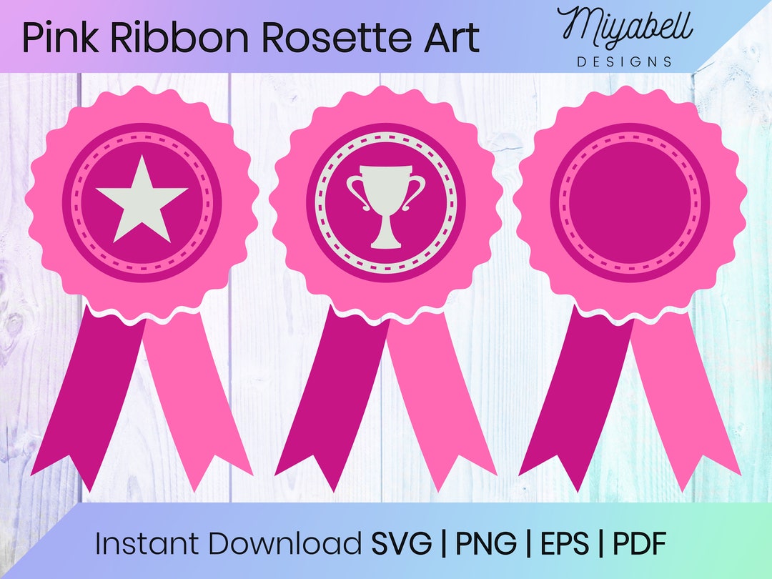 Pink Ribbon Rosette
