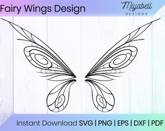 Feenflügel Design: Cosplay Kostüm Schnittdatei (Digitale Datei)