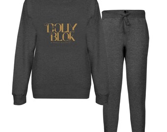Unisex Crewneck Sweatshirt Lounge Set