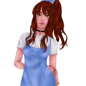 Modern Belle/Beauty Digital Drawing Art Print
