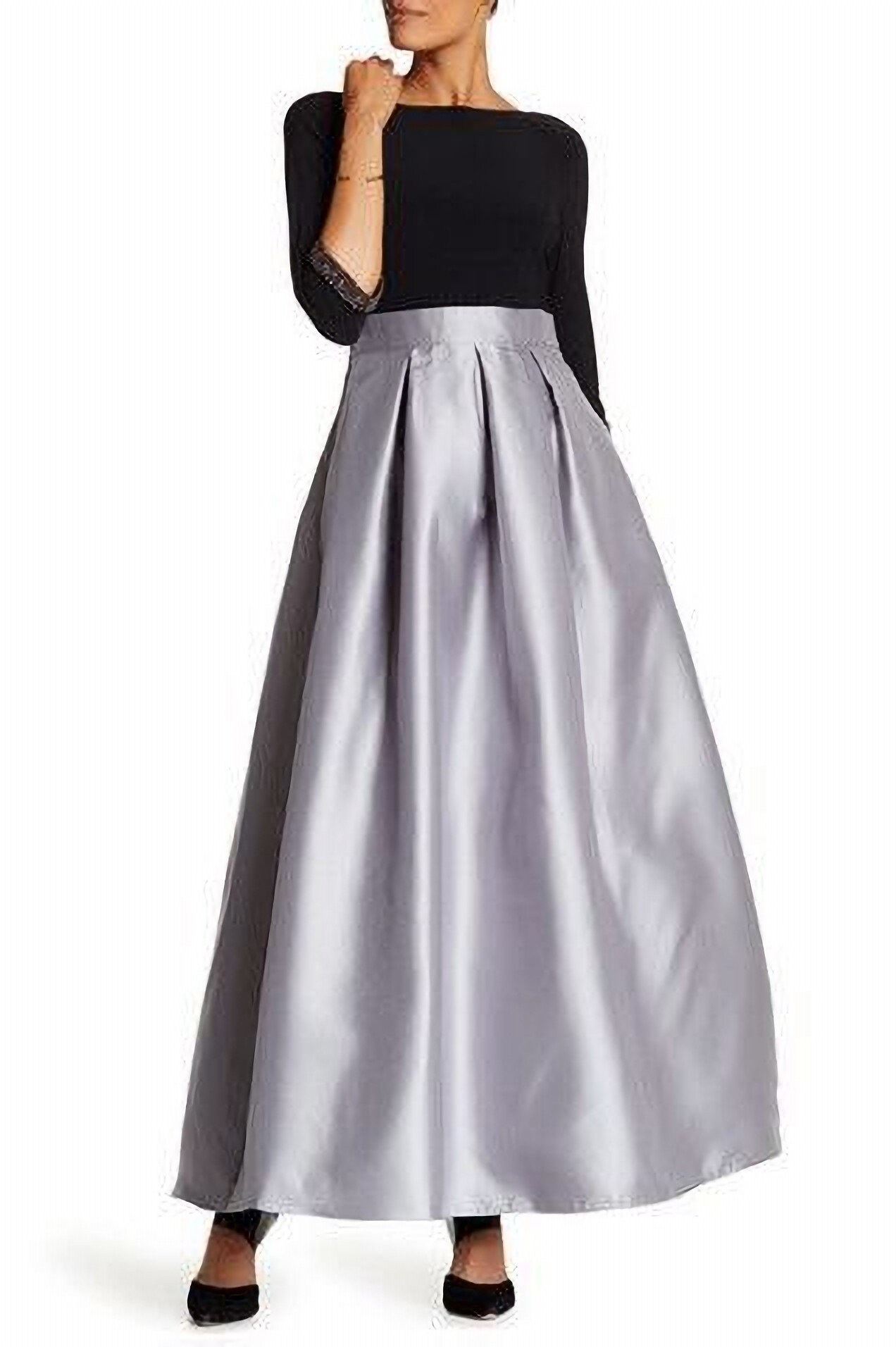 Long Taffeta Skirt for Women, Formal Maxi Skirt, Bridal Skirt, High ...