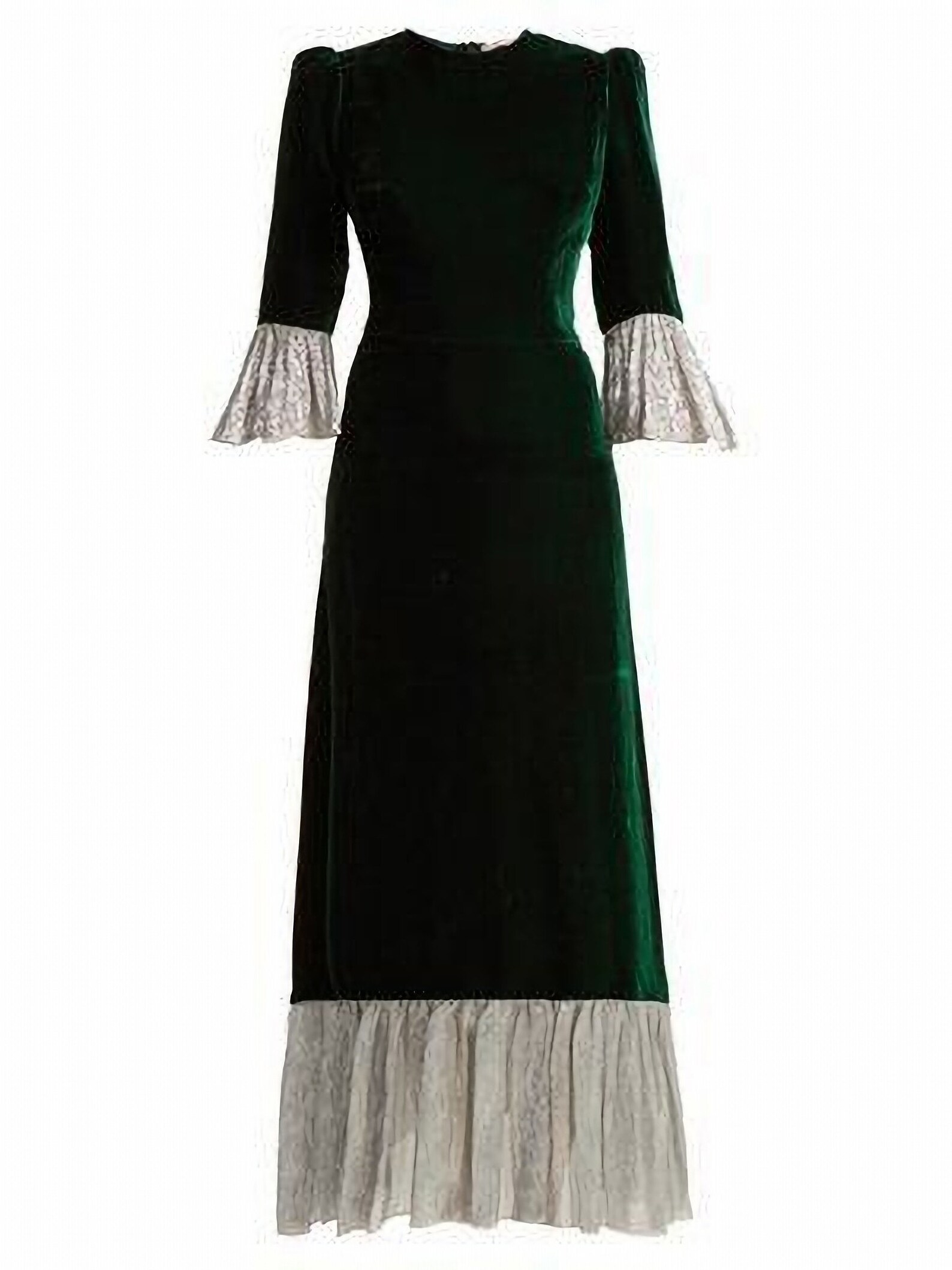 Emerald Green Velvet Dress Women Midi Dress Wedding Evening - Etsy