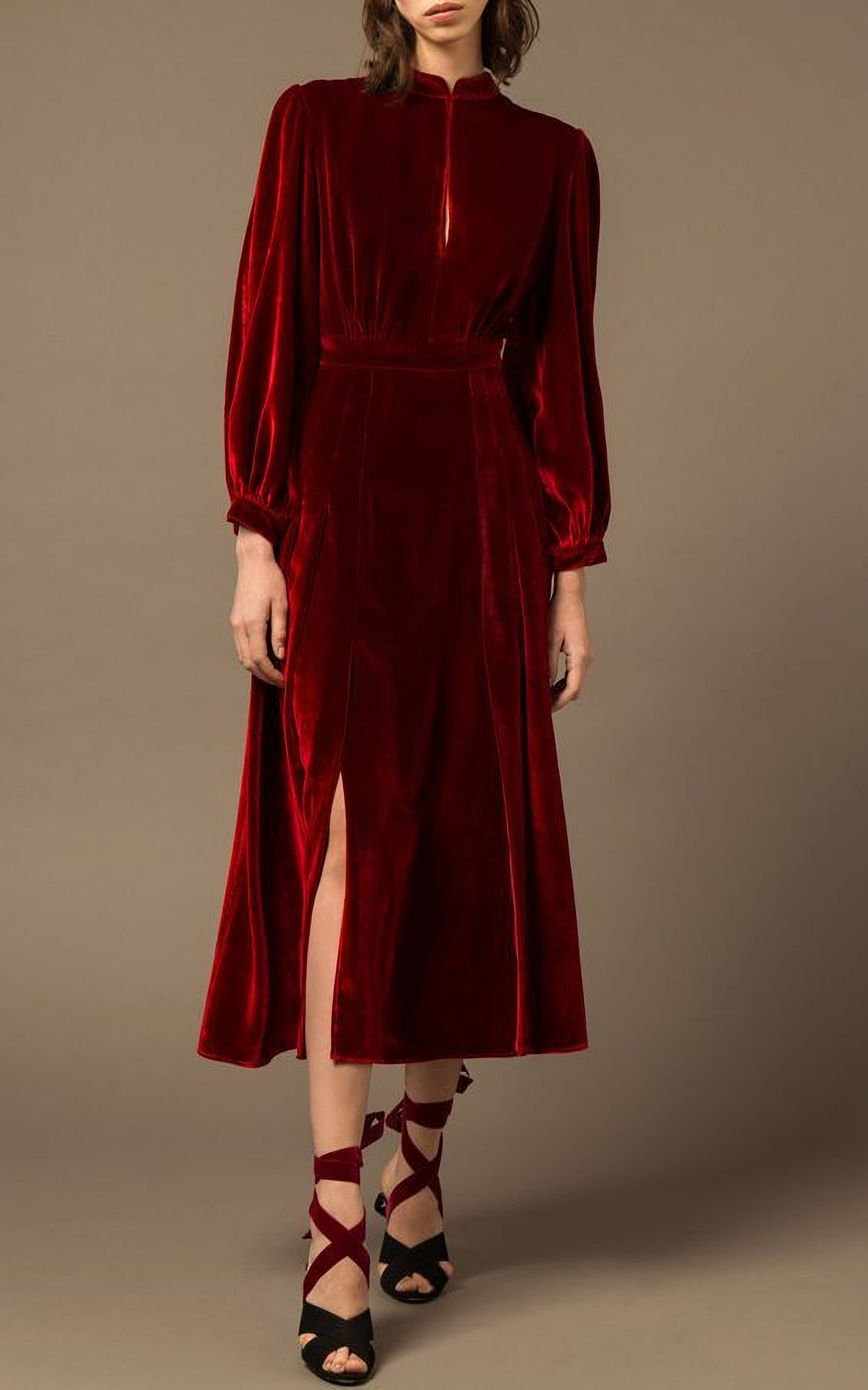Christmas Dress Midi Dress Evening Prom Party Wear A Line - Etsy