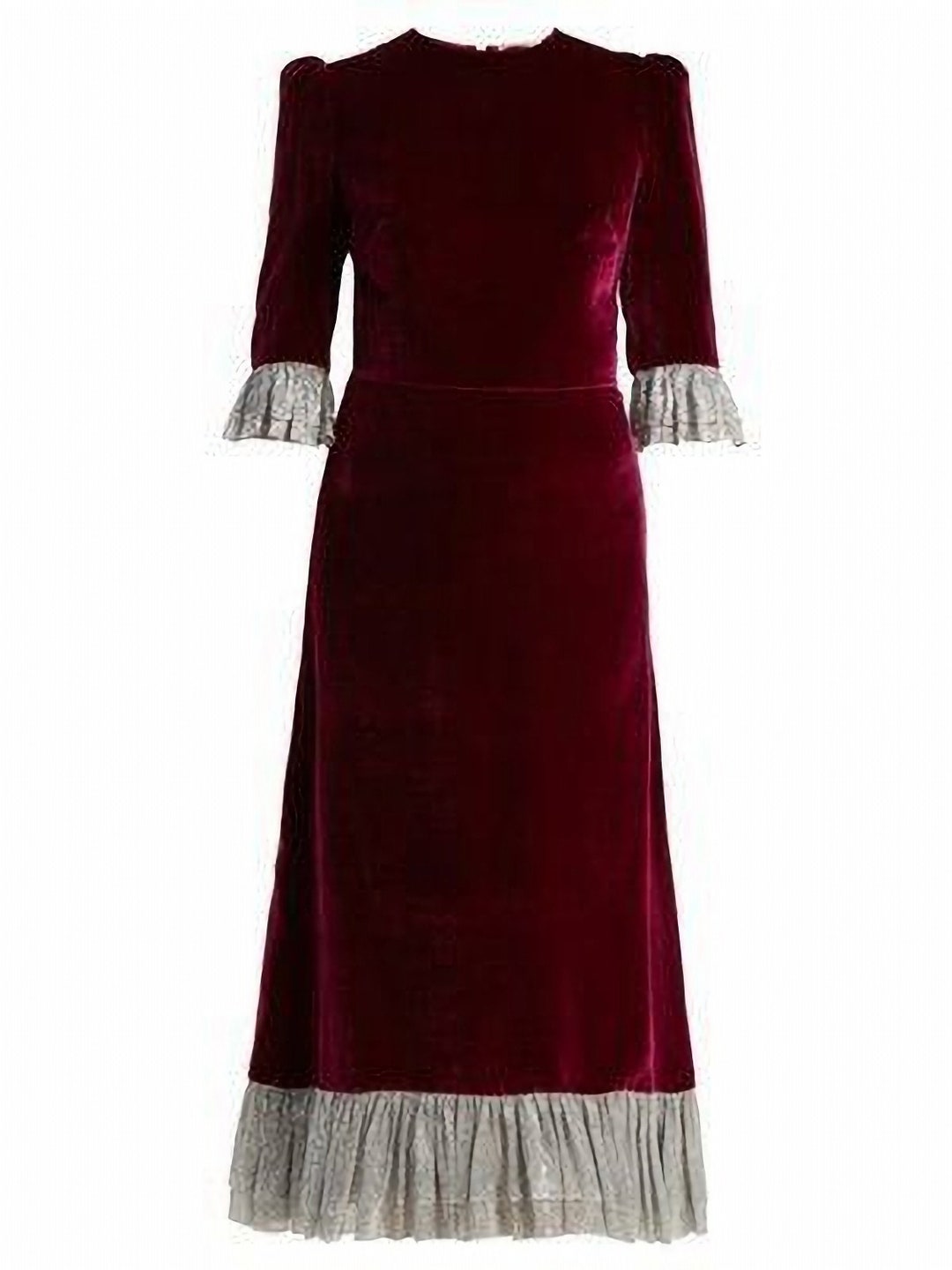 Velvet Dress Women Dresses Burgundy Velvet Dress Midi Dress - Etsy