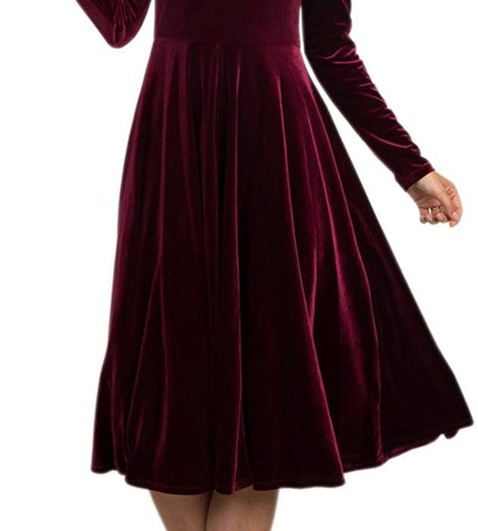 Women Burgundy Blazer Midi Dress main image 1