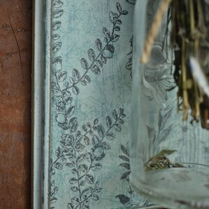 Wall Wood Glass Vase / Shabby Chic / Wall Hanging / Wall Decoration image 5