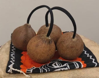 Aslatua - (Set of 2!) Natural - Authentic African Shaker - Made in Africa - Best seller