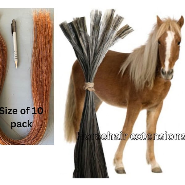 Horse Hair Extension Etsy