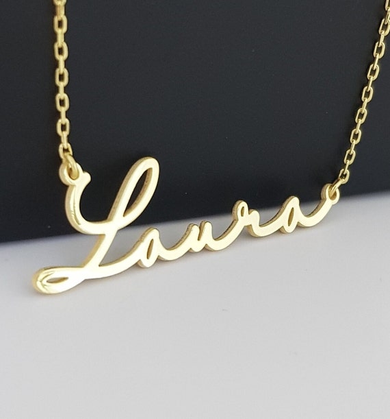 Handwritten name necklace hotsell