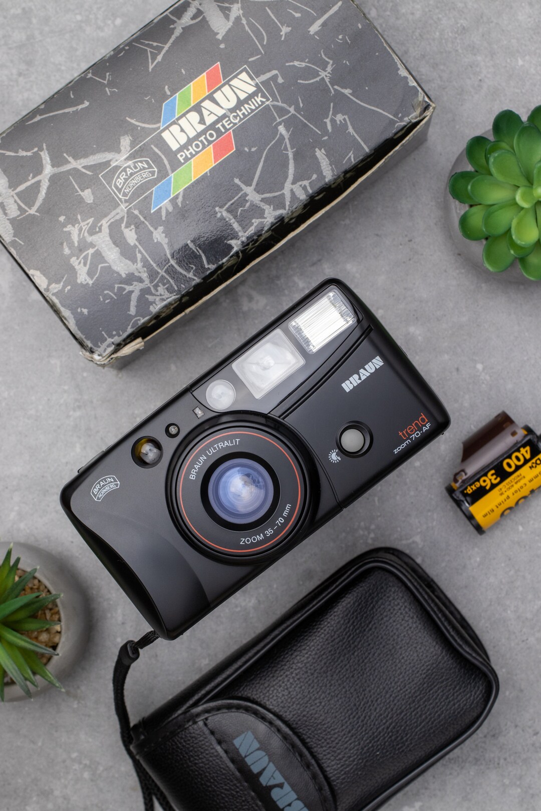 Working Braun Trend 70 AF - From 1990s - Zoom Lens 35mm Point and Shoot ...