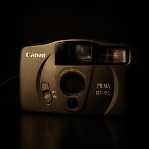 Canon AF-9S | 35mm Film Camera | Fixed Lens Point & Shoot | Working | W/ Kodak Film + AA Battery Gift | Autofocus 90s Compact
