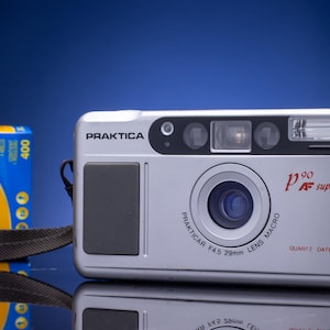 Zeldzame Praktica P90 AF Super - AutoFocus 35 mm Point & Shoot-camera - Getest, werkt met Kodak-film en batterij - Camera cadeau
