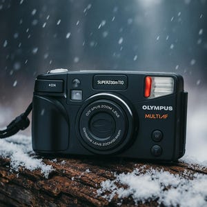Olympus Superzoom 110 Infinity | 1990s 35mm Zoom Film Camera | Fully Automatic | Great Beginner Point & Shoot | Film + Battery Gift