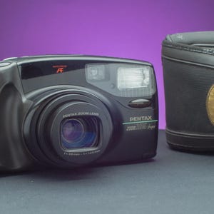 Pentax Zoom 105 Super 35mm AF Zoom Point & Shoot Film Camera - Lomography - Excellent Working from 1990s - Camera Collectors Gift - No Flash
