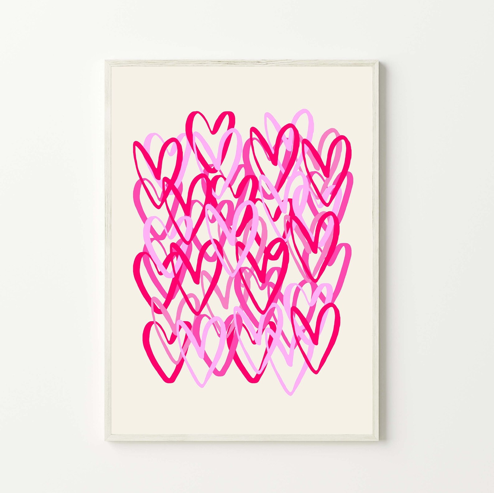 Preppy Aesthetic Wall Prints Set of 24 Preppy Pink Print Etsy