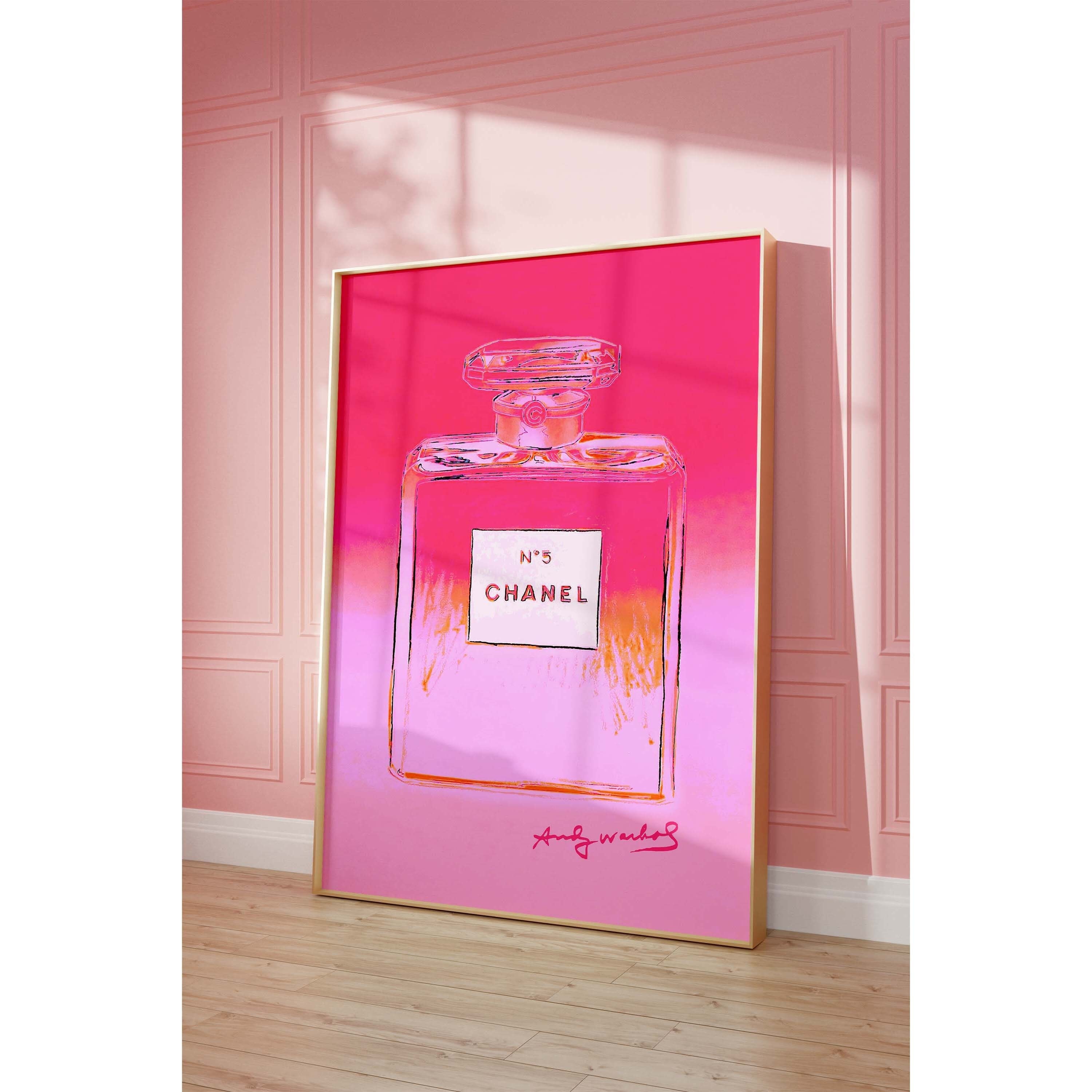 CHANEL NO 5 Graffiti Perfume Canvas Wall Art