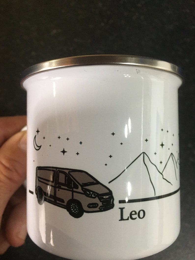 Ford Transit Custom Camping mug