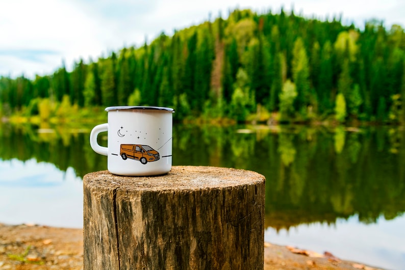 ford transit custom camper mug