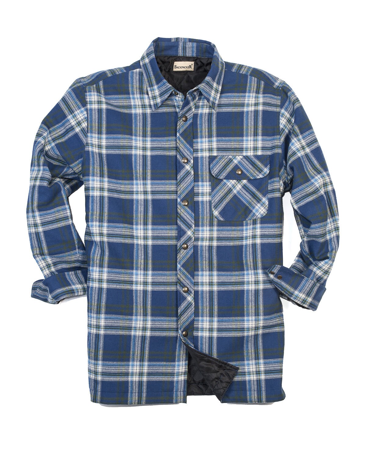Quilted flannel shirts tall mens Clearance