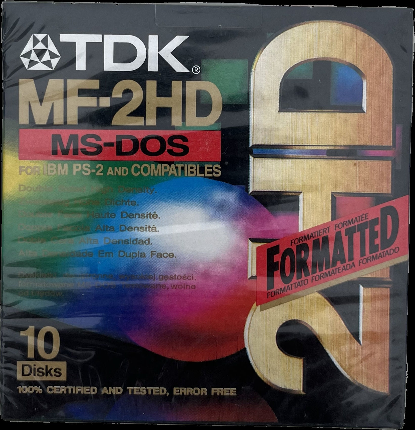 Floppy Disk TDK Mf-2hd Ms-dos - Etsy