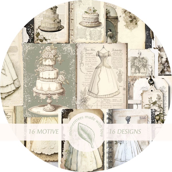 Wedding book Wedding book Junk Journal digital paper templates Crafting my dream wedding diary Preparing everything for my wedding