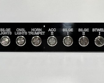Boat Custom Switch Panel Panel Personalizado para Botes