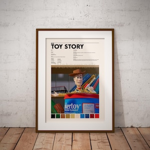 Toy Story Poster | Wall Art Print | Vintage Art Print | Custom Movie Poster | Digital Wall Art | Home Décor | Printable
