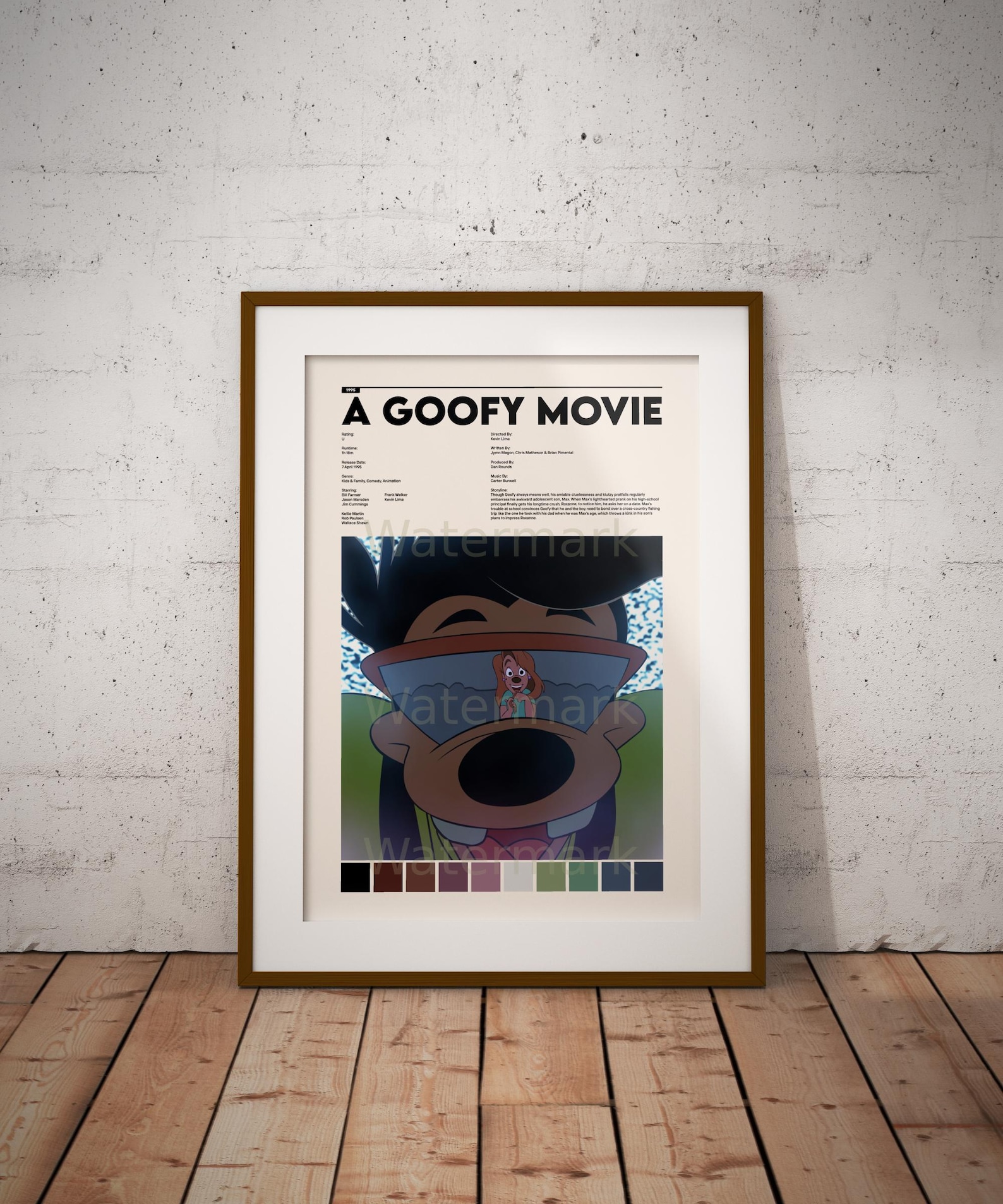 A Goofy Movie Poster | 30th Anniversary | Disney | Vintage Art Print ...