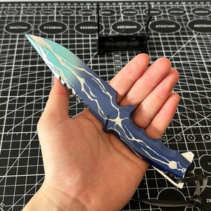 Valorant Smite Knife 3D Alloy carving blade blunt