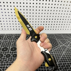 Valorant EGO Knife Blunt Blade 3D Alloy Carving Cosplay Prop
