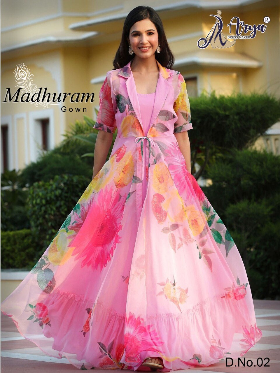 Beautiful Cotton Full Length Dress With 
