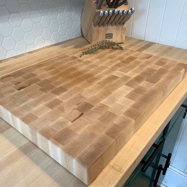 Wood Butcher Block Etsy