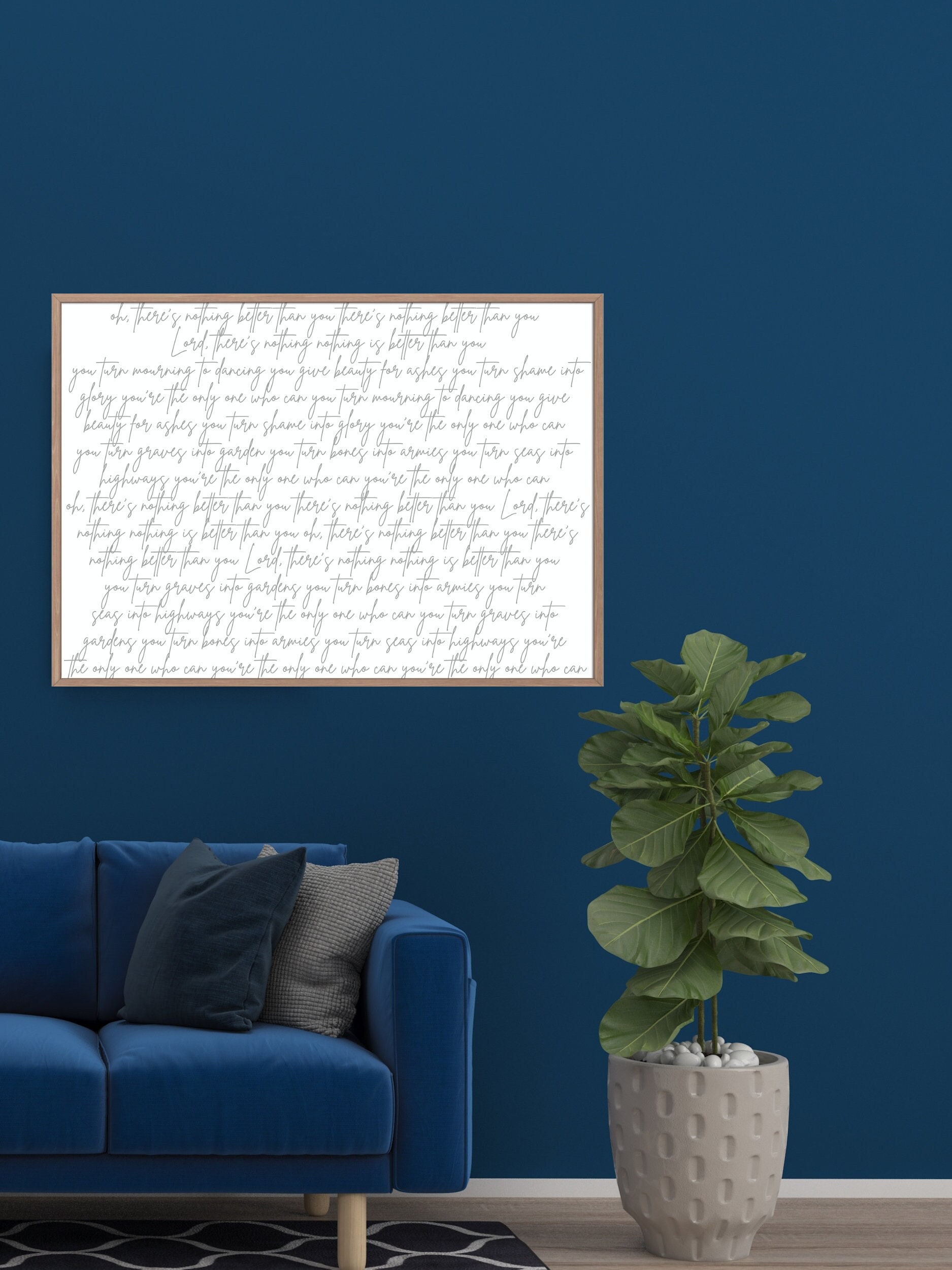 Graves Into Gardens Lyrics Wall Art Printable Digital Etsy