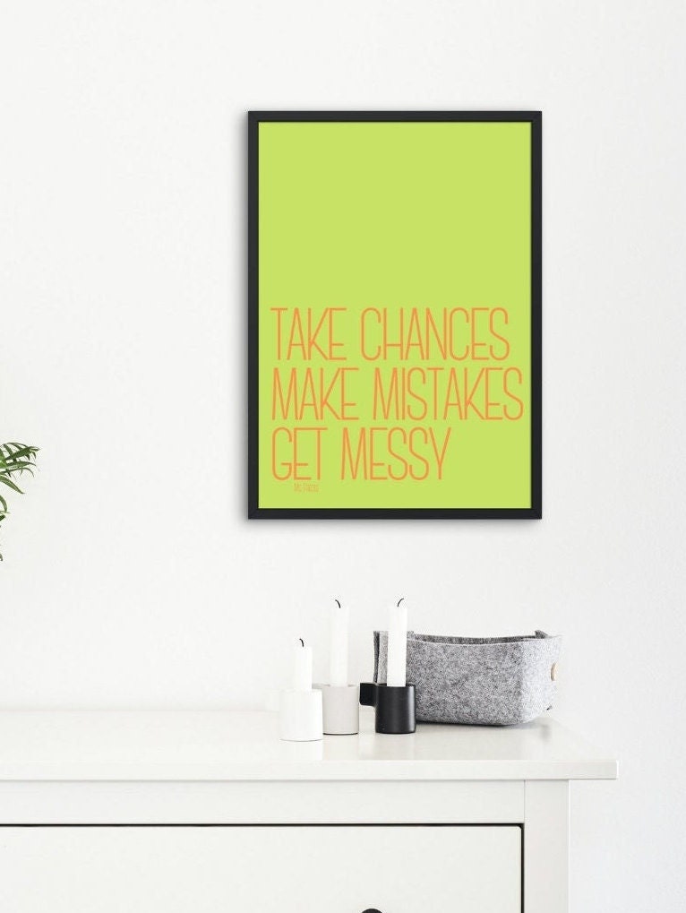 Ms. Frizzle Quote take Chances Make Mistakes Get Messy Printable ...